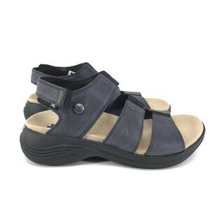 KURU CODA Muse Multi Strap Leather Sandal Women's Size 7 Medium Comfort Casual